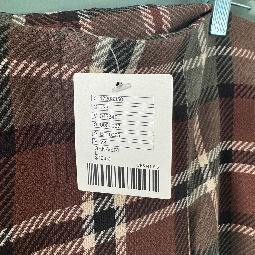 Urban Outfitters Plaid Women's Trousers - Brown and Black - Picture 2 of 2